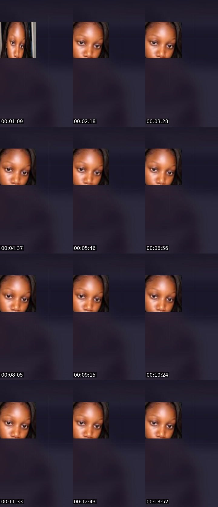 Contact-sheet preview of Lizzy Baee🐻🖤✨'s Liveme recording