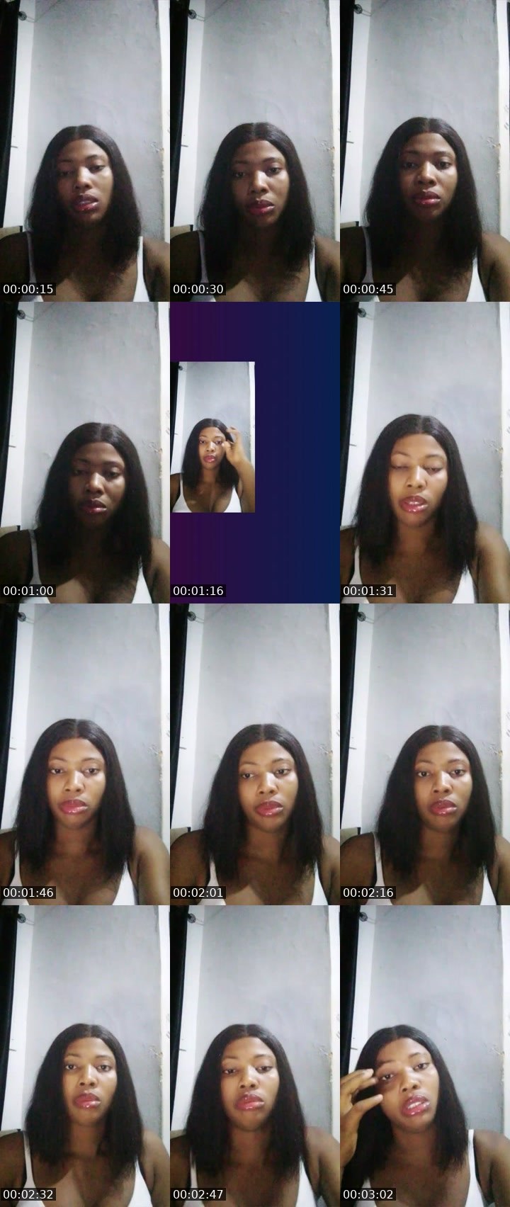 Contact-sheet preview of Becca💕's Liveme recording