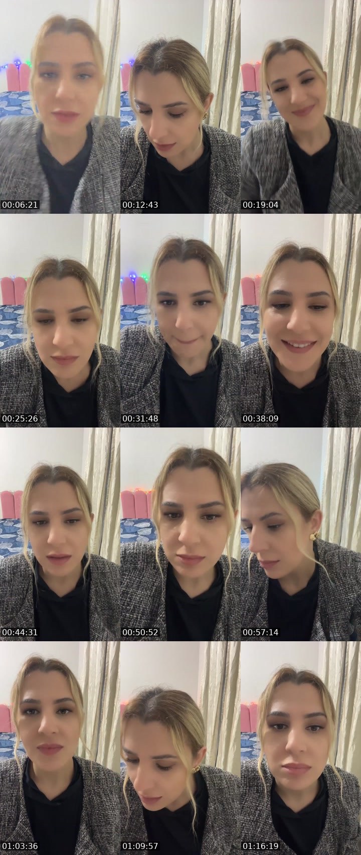 Contact-sheet preview of IZA🔥⃤'s Liveme recording
