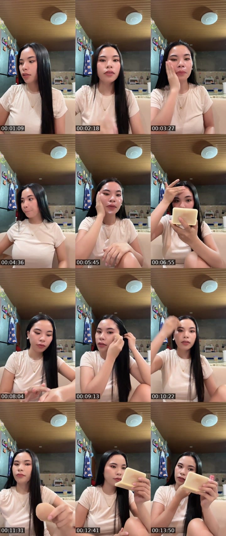 Contact-sheet preview of ᴵᴬ💎Michiikooo🫐's Liveme recording