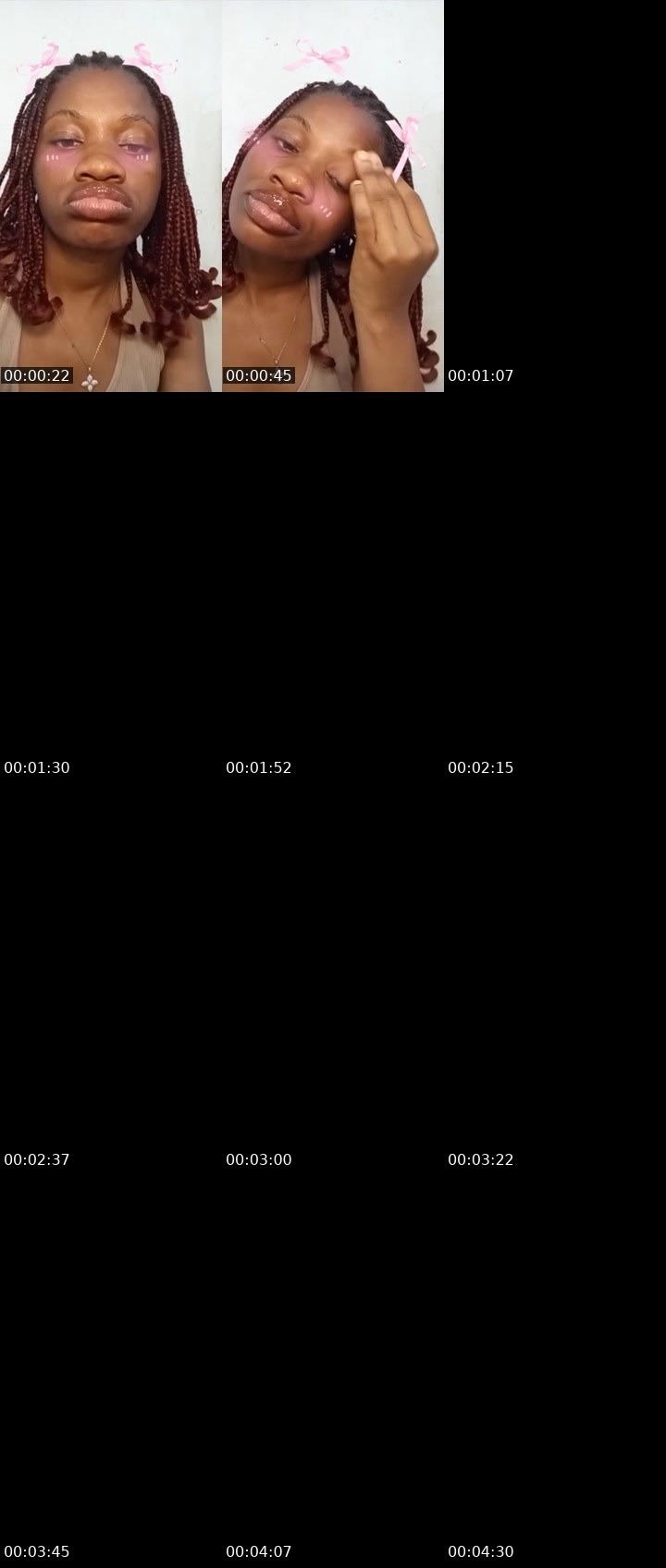 Contact-sheet preview of 🏦Fibi ❤️‍🔥🍭's Liveme recording