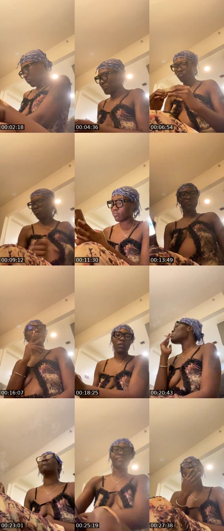 Contact-sheet preview of Perfectly_Chocolatee's Liveme recording