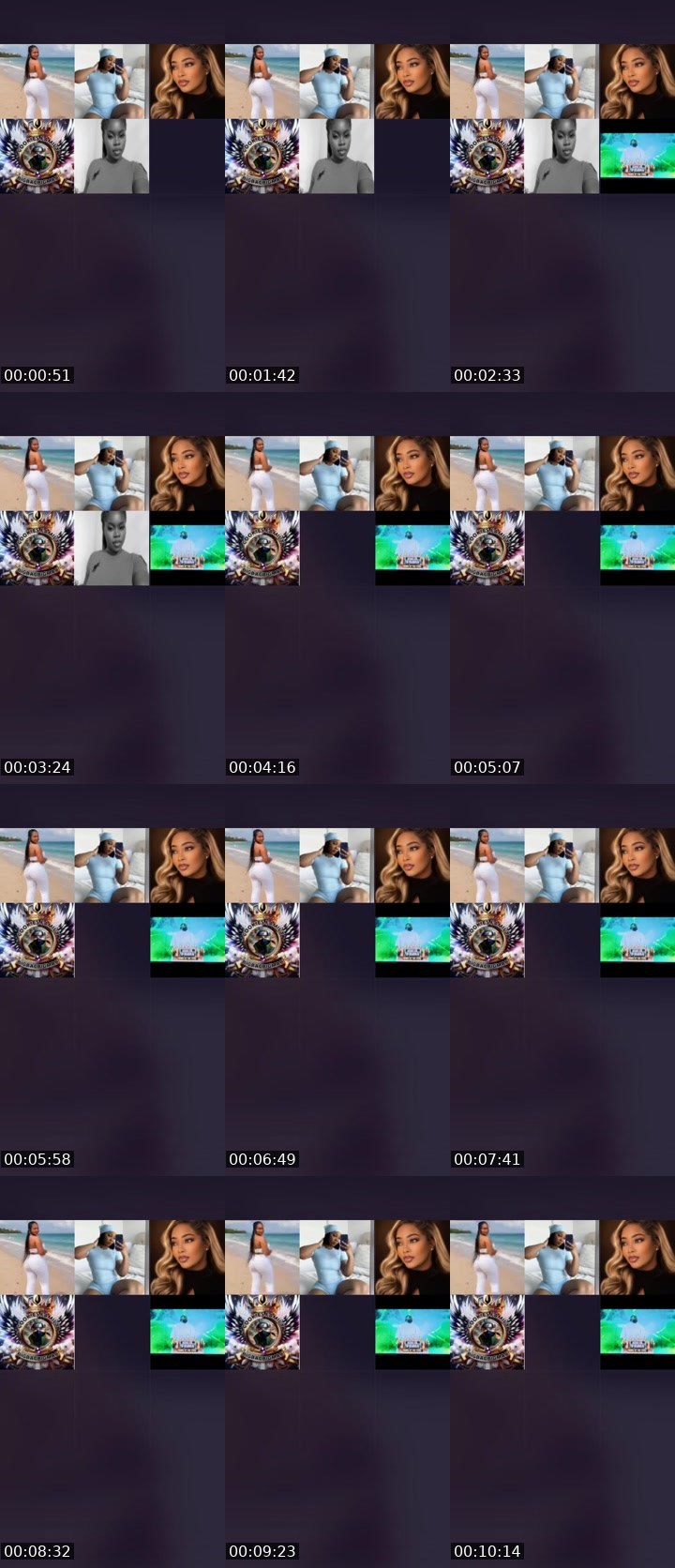 Contact-sheet preview of 🍕Mira💦 💤's Liveme recording