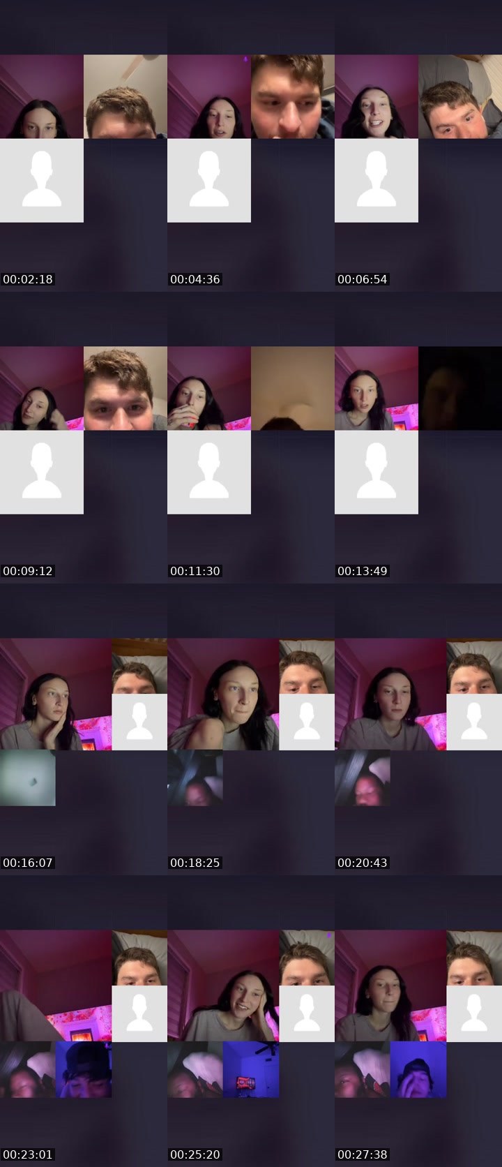 Contact-sheet preview of XoXojluxx's Liveme recording