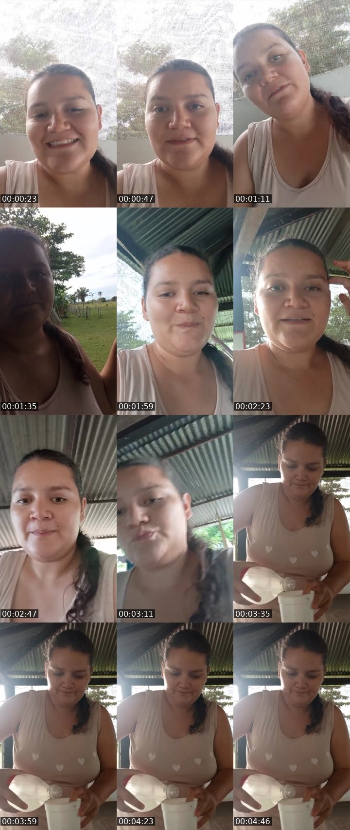 Contact-sheet preview of Ojitos's Liveme recording