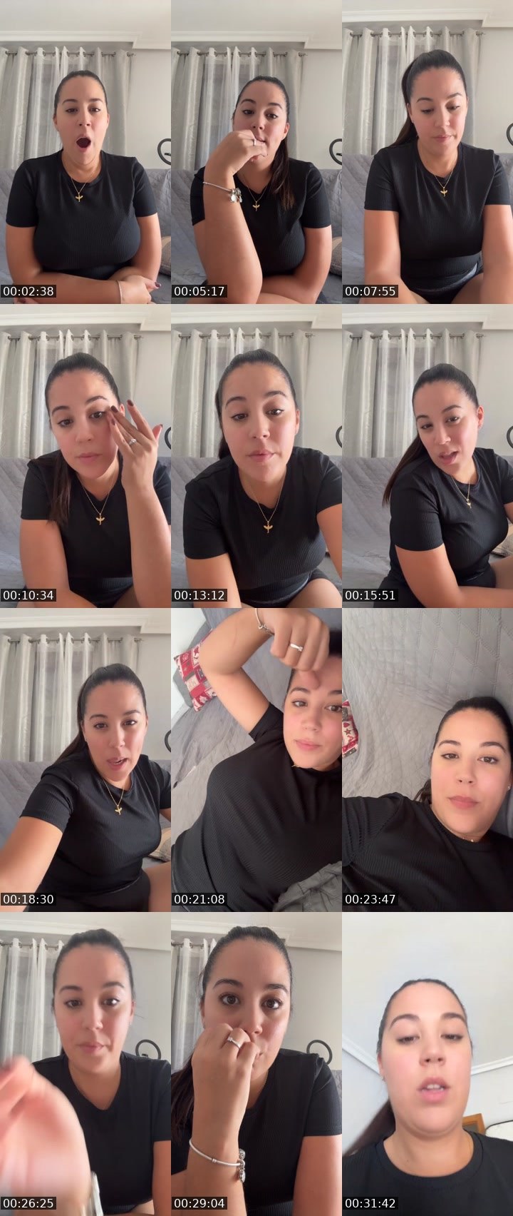 Contact-sheet preview of Lorenaglbrt1 🌹🐝's Liveme recording