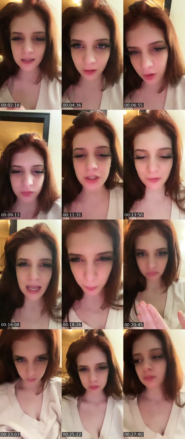 Contact-sheet preview of KBQUEEN❤️‍🔥❌🔱's Liveme recording