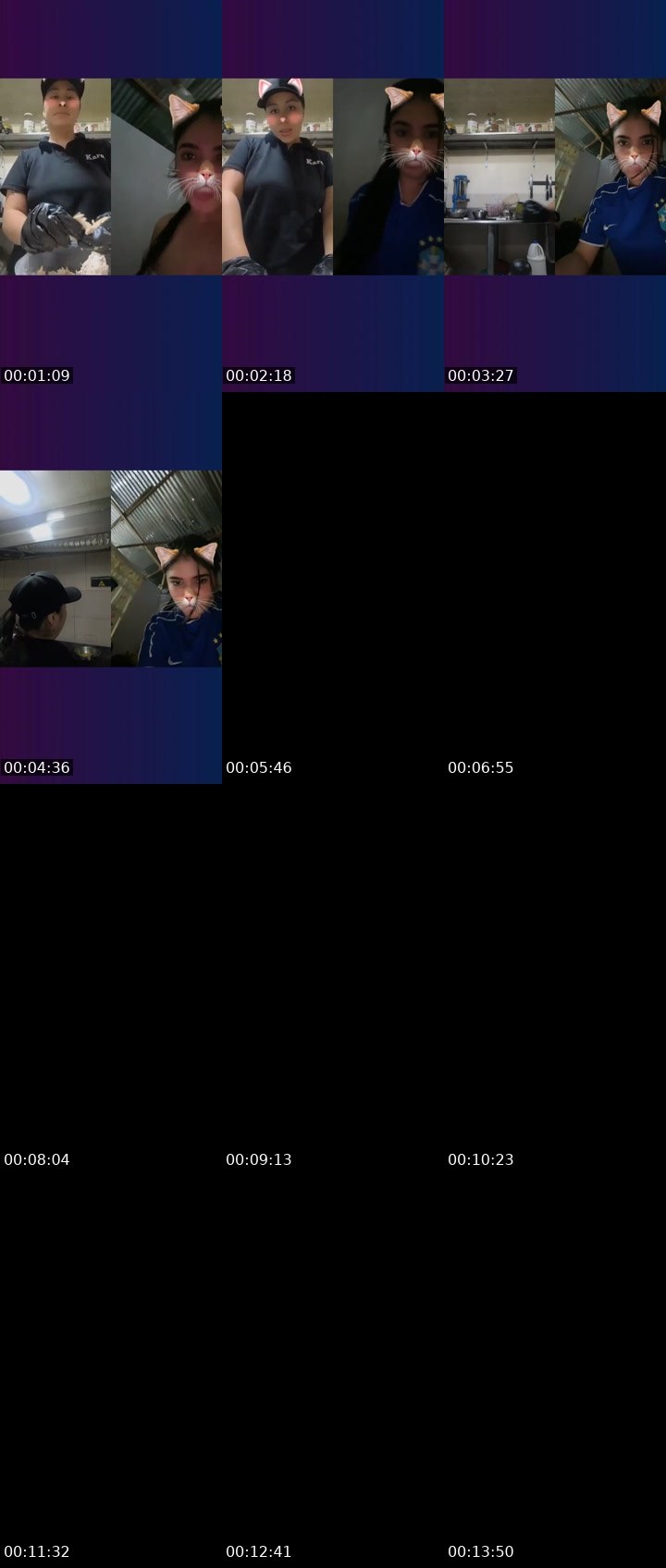 Contact-sheet preview of ❤️ Babe_vale? 75k's Liveme recording