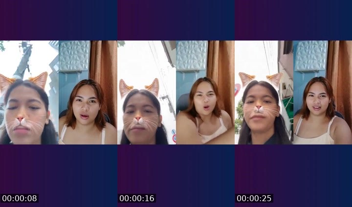 Contact-sheet preview of 💐Aii —'s Liveme recording