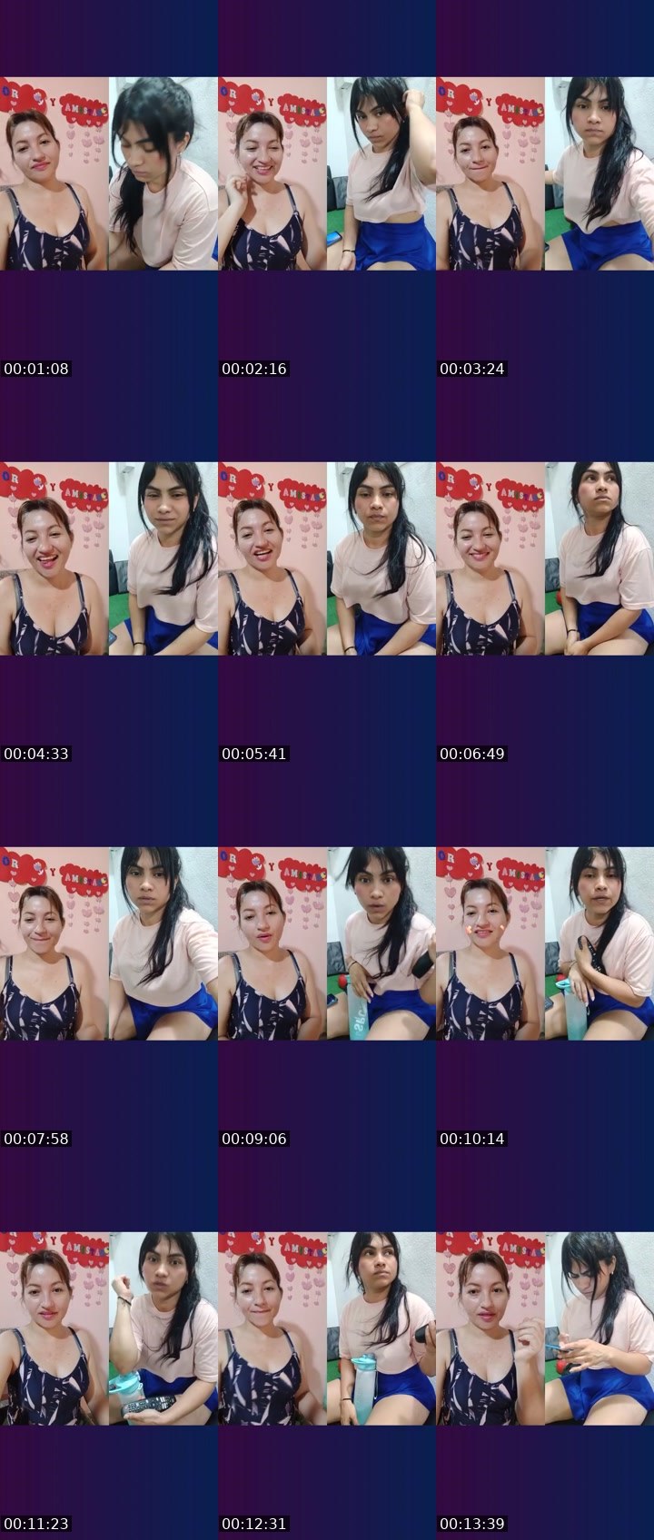 Contact-sheet preview of 🌈♦️veneno🛡's Liveme recording