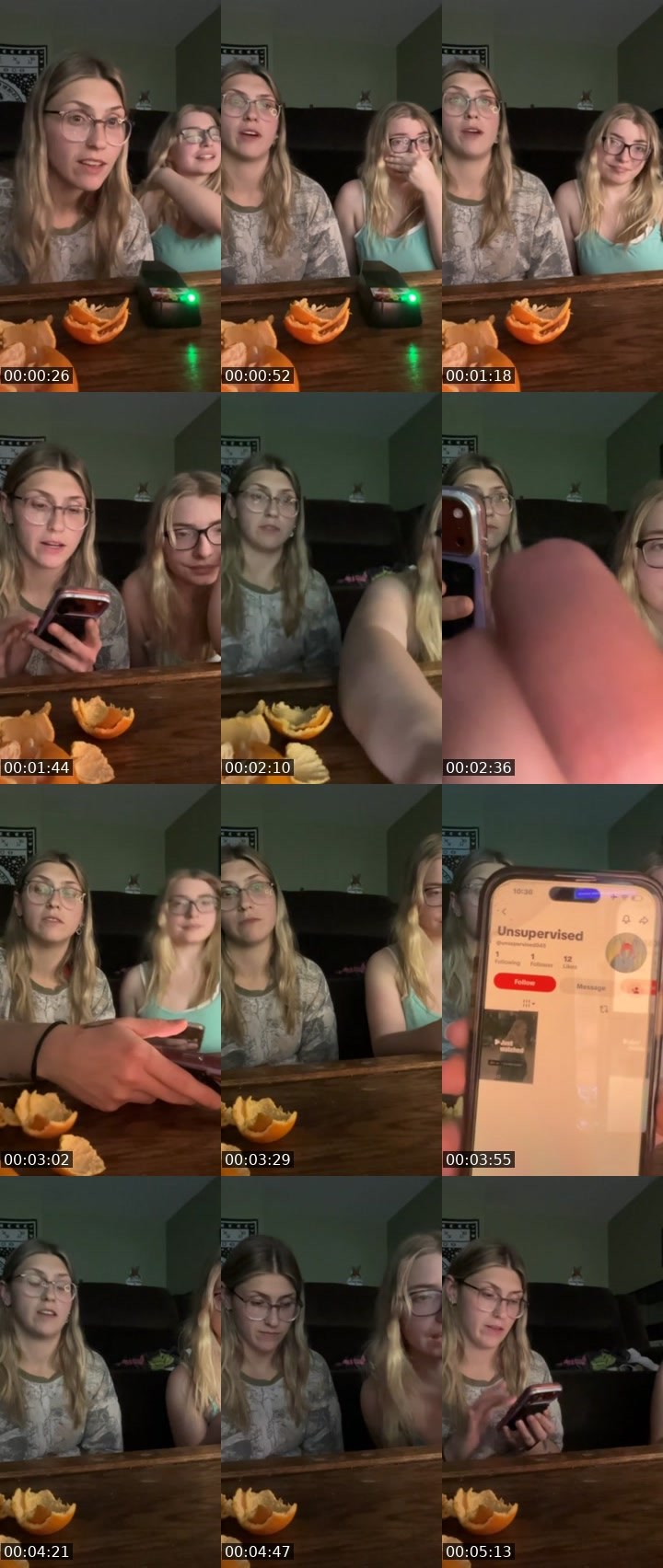 Contact-sheet preview of Turquoise8877's Liveme recording