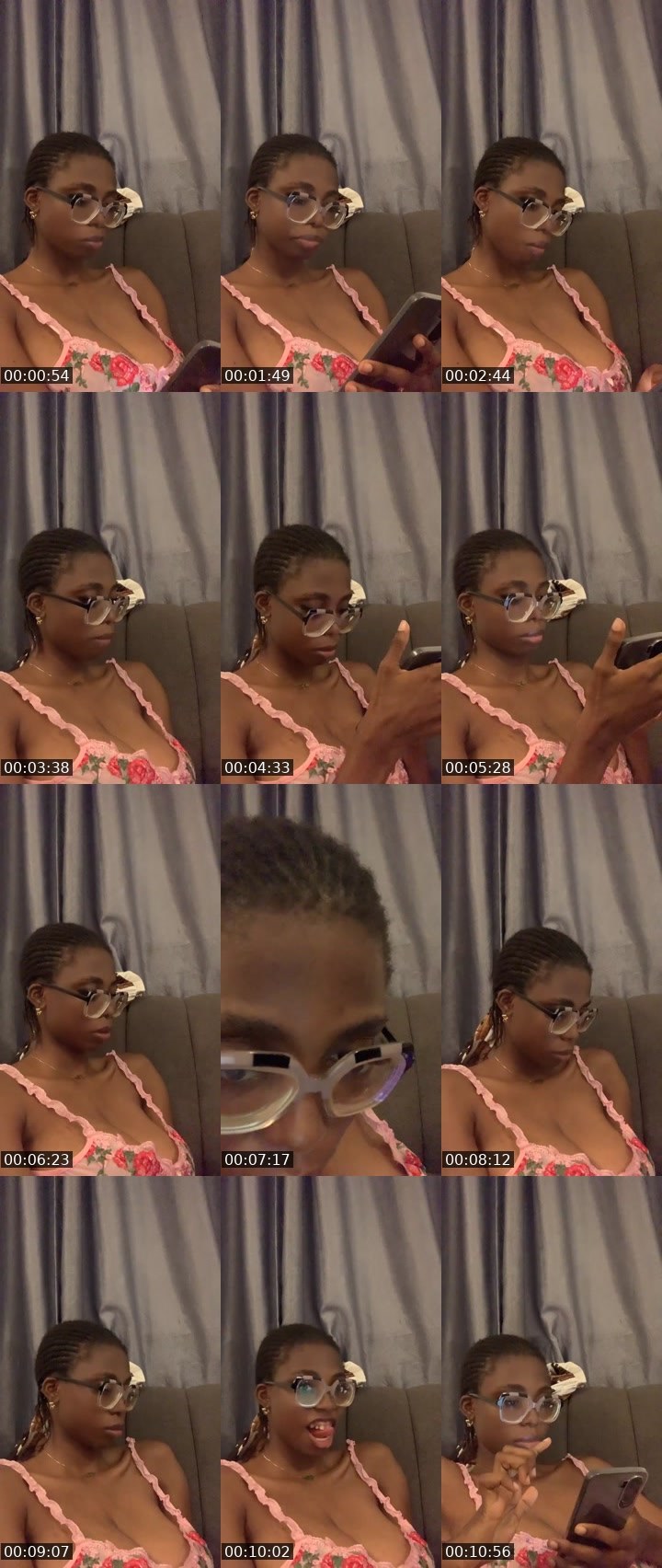Contact-sheet preview of Lilly😍😍😘🕊️'s Liveme recording