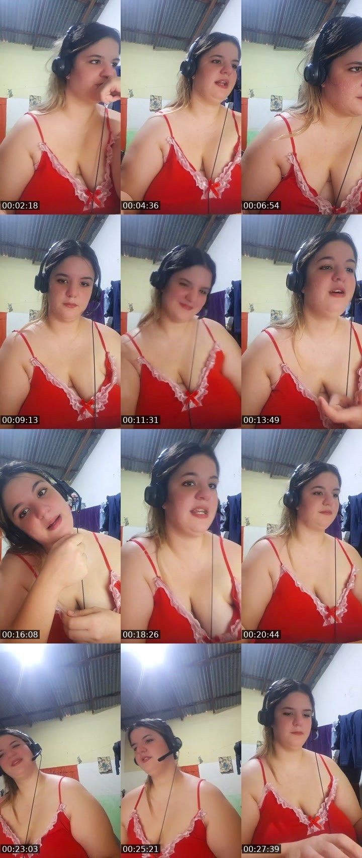Contact-sheet preview of 🌈Barbie🔆's Liveme recording