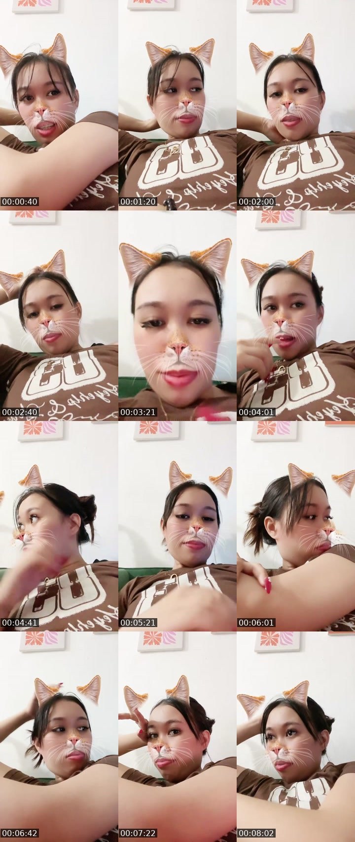 Contact-sheet preview of 54.6k👸Wenxy🍂's Liveme recording