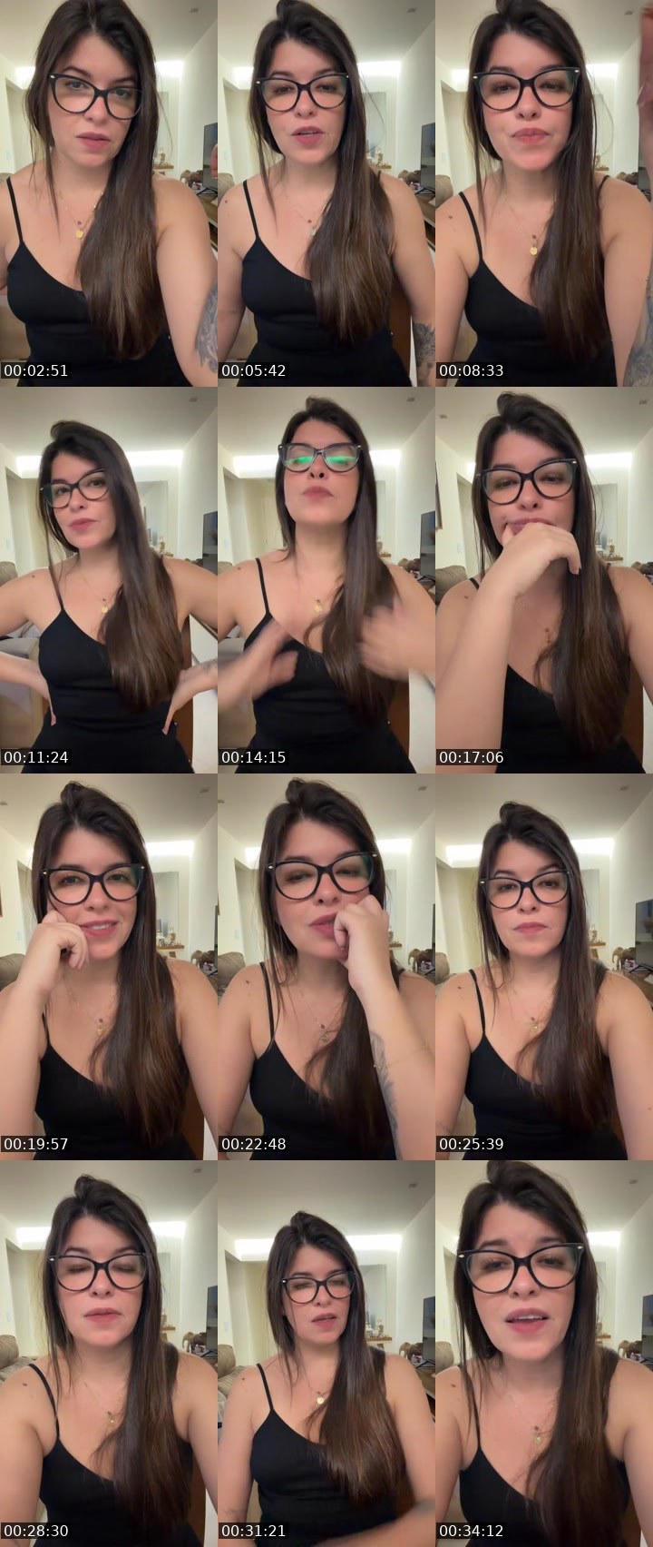 Contact-sheet preview of Escorpiana 🦂🎯's Liveme recording