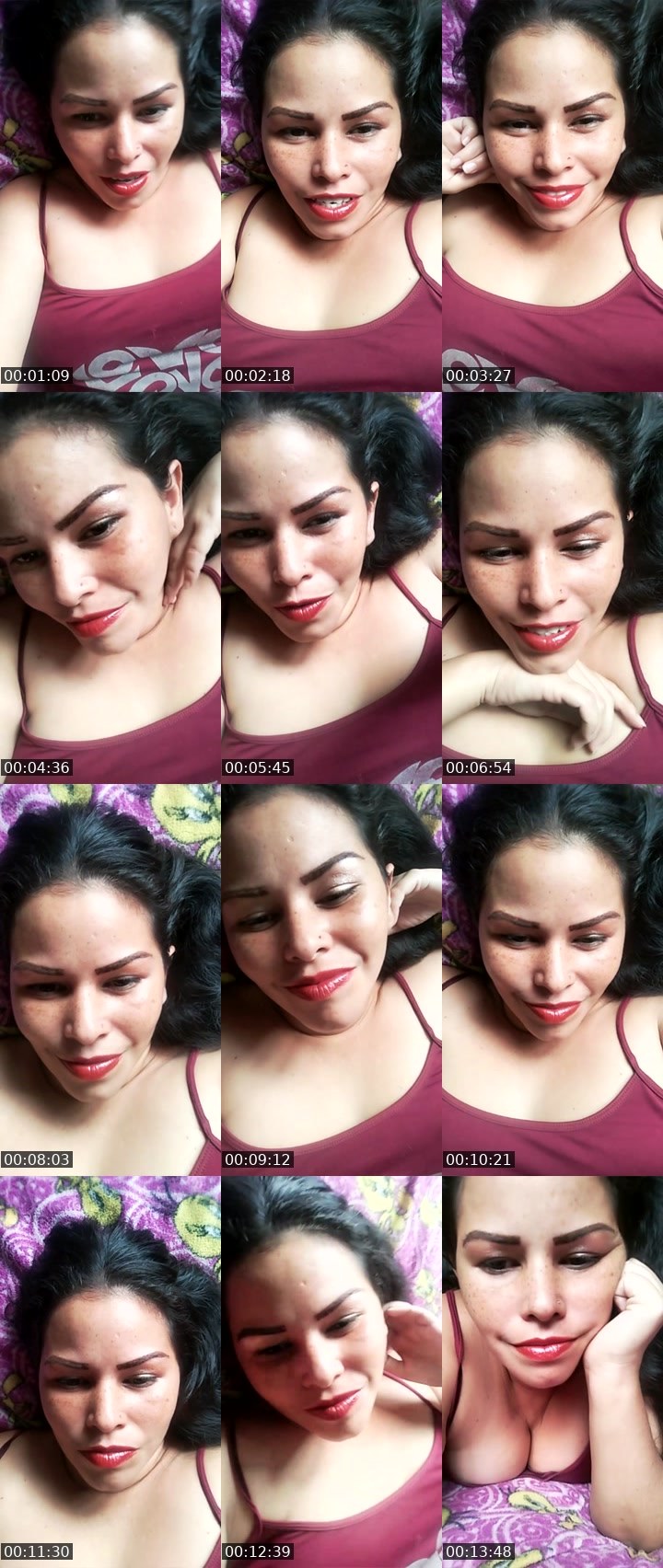 Contact-sheet preview of lisett👑's Liveme recording