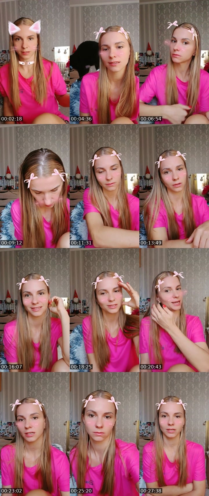 Contact-sheet preview of 🎀 Senorita 🎀's Liveme recording