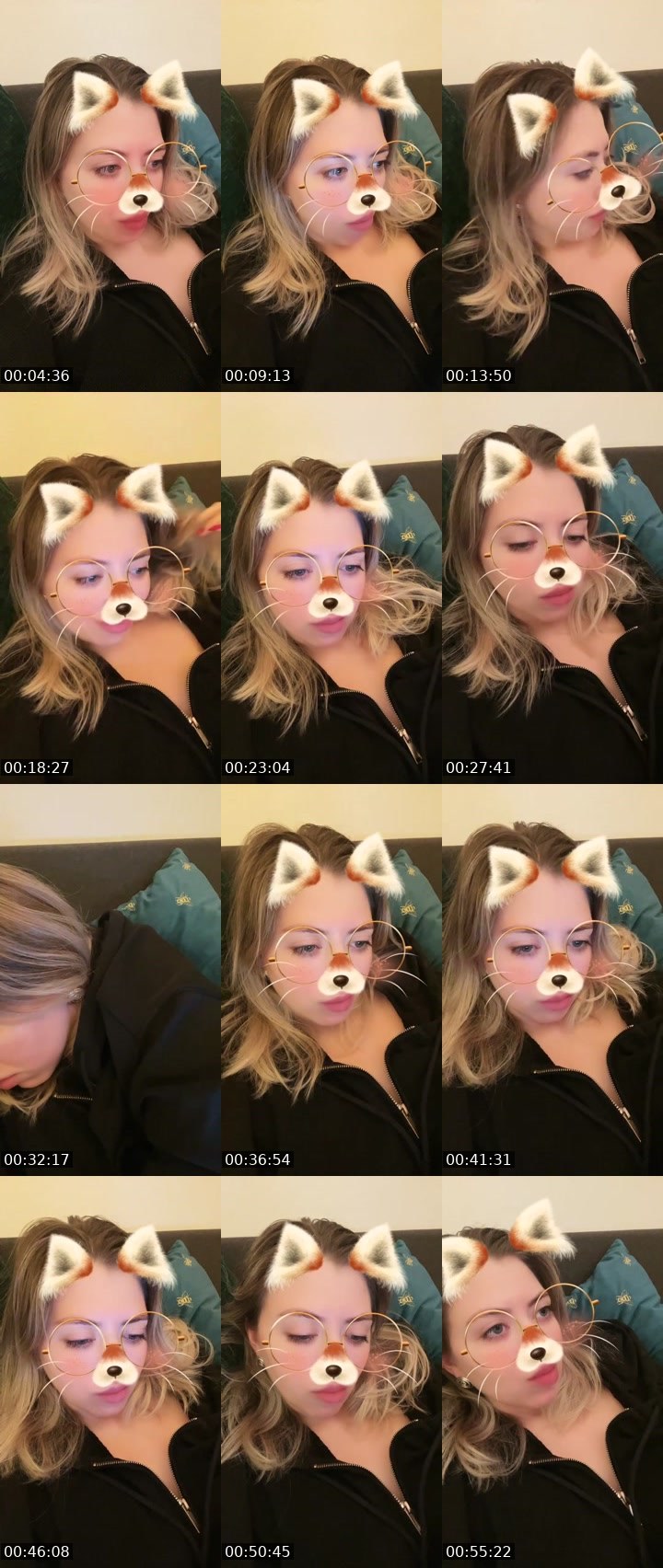 Contact-sheet preview of 𝓜iss 𝓕ebruary🌬️🍂's Liveme recording
