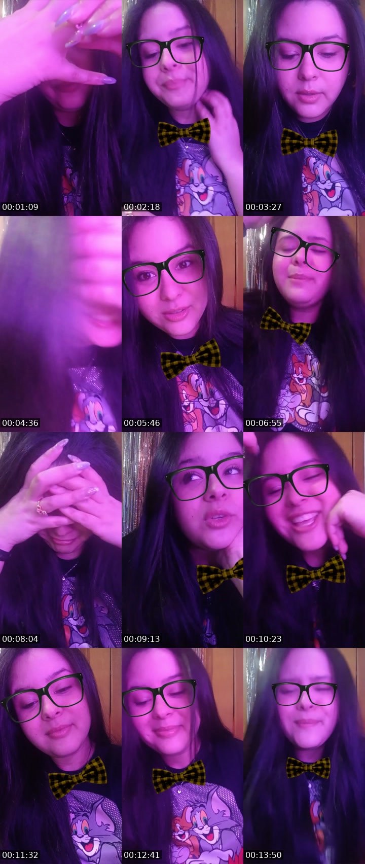 Contact-sheet preview of 💜Marial🪽✨🌋's Liveme recording