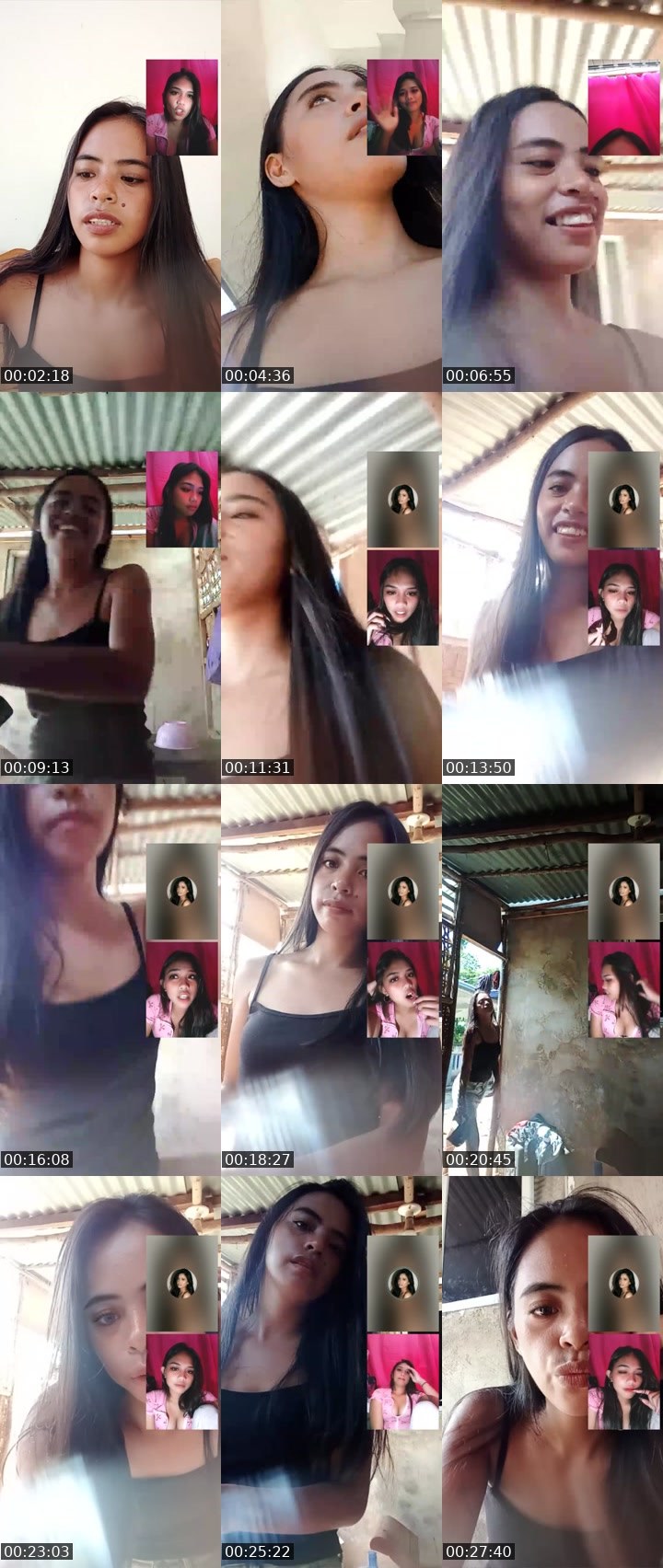 Contact-sheet preview of 6.7k🍃👸yuna🌼's Liveme recording