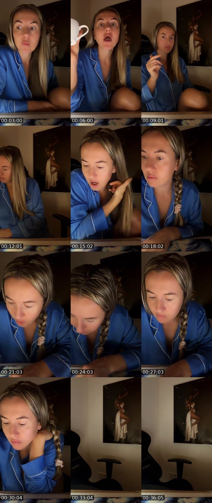 Contact-sheet preview of 🔐𝑽𝑰𝑹𝑮𝑰𝑵𝑰𝑨🤐's Liveme recording