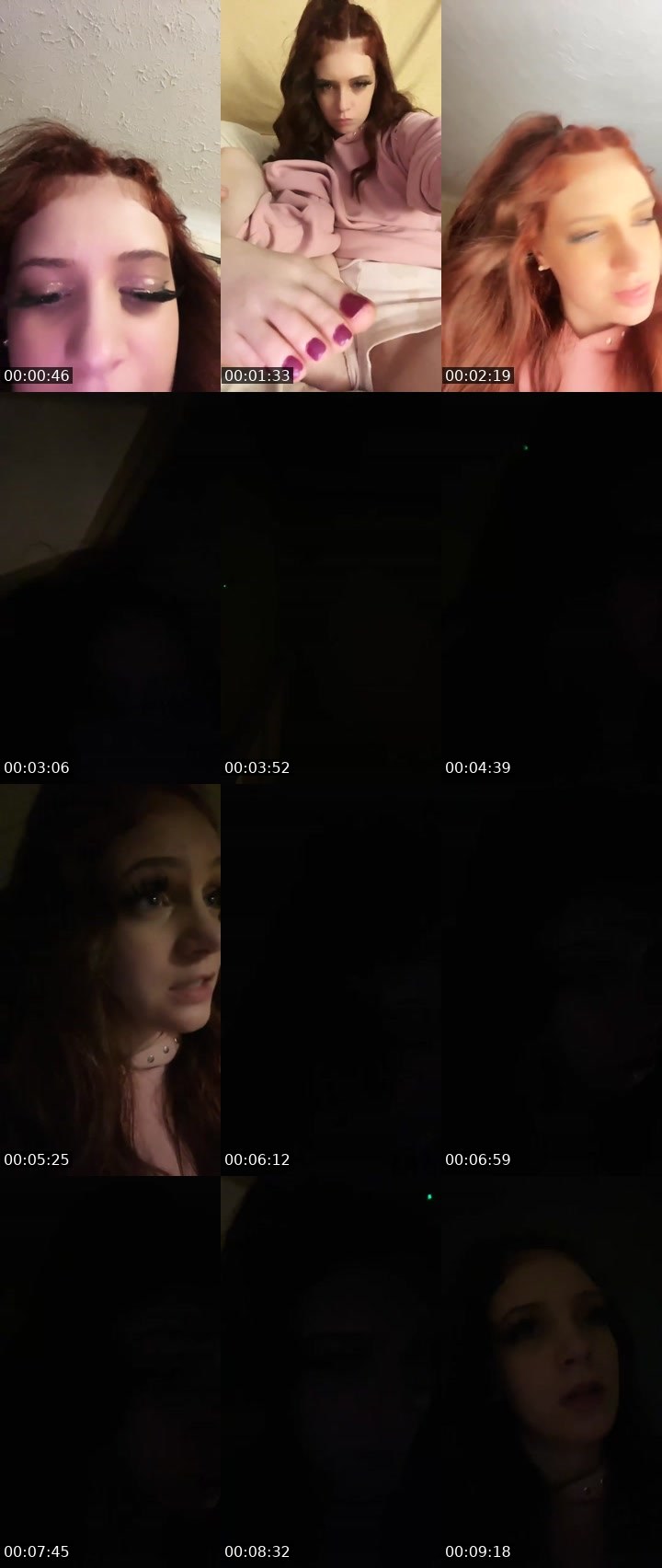 Contact-sheet preview of KITTYKITTEN❤️‍🔥❌🔱's Liveme recording