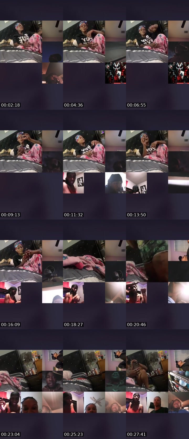 Contact-sheet preview of Snatch꧁꧂b💰ddie💨🧈's Liveme recording