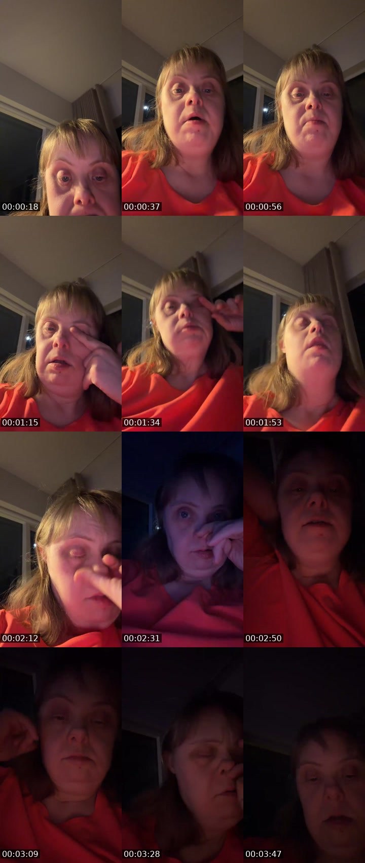 Contact-sheet preview of Halldóra Jónsdóttir's Liveme recording