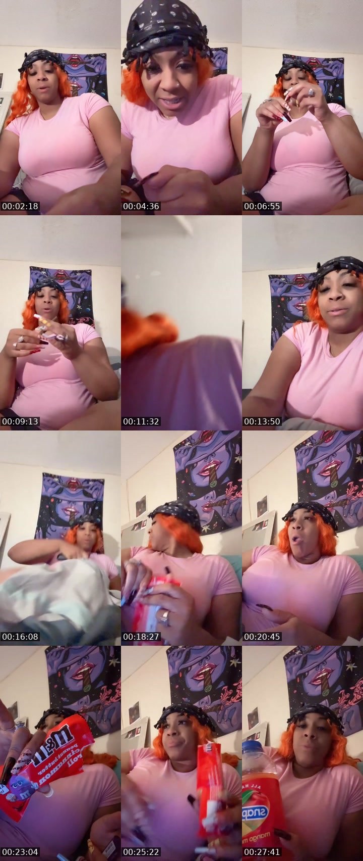 Contact-sheet preview of 🦾🐻Highyella🔆⃤'s Liveme recording