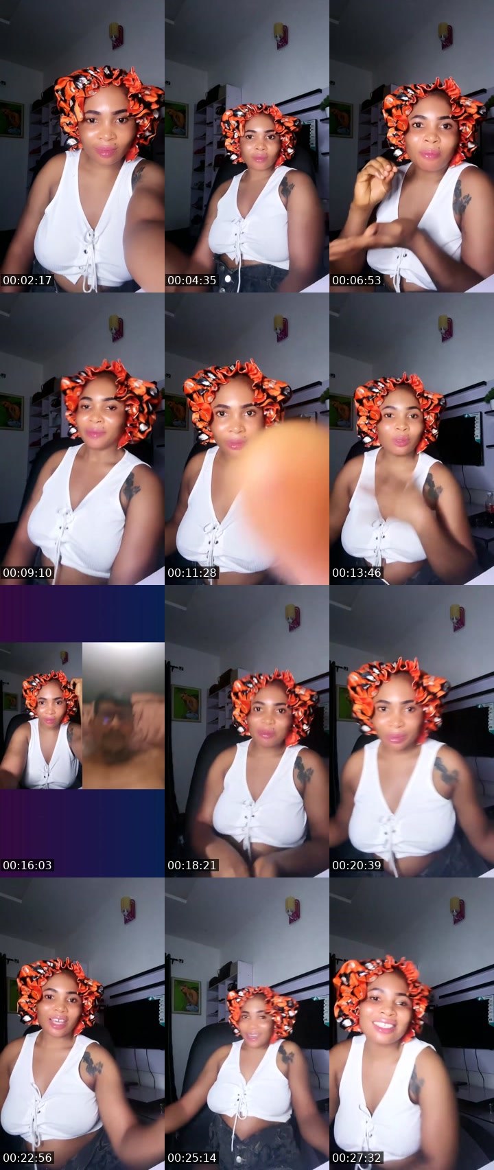 Contact-sheet preview of This is Lily🫦's Liveme recording