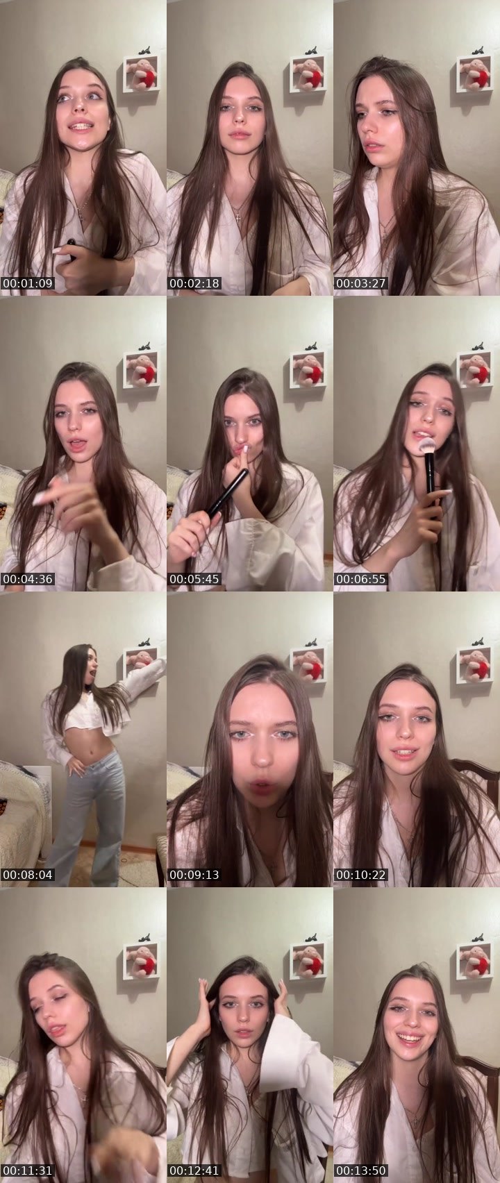 Contact-sheet preview of 🪽madkitty's Liveme recording