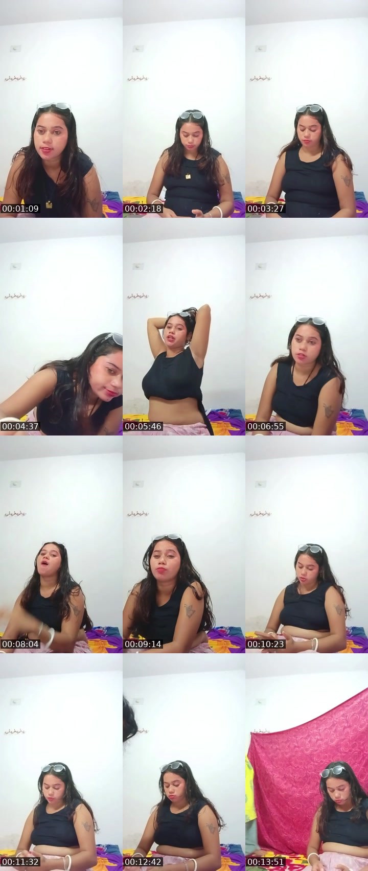 Contact-sheet preview of tel.g. @RDXATM's Liveme recording