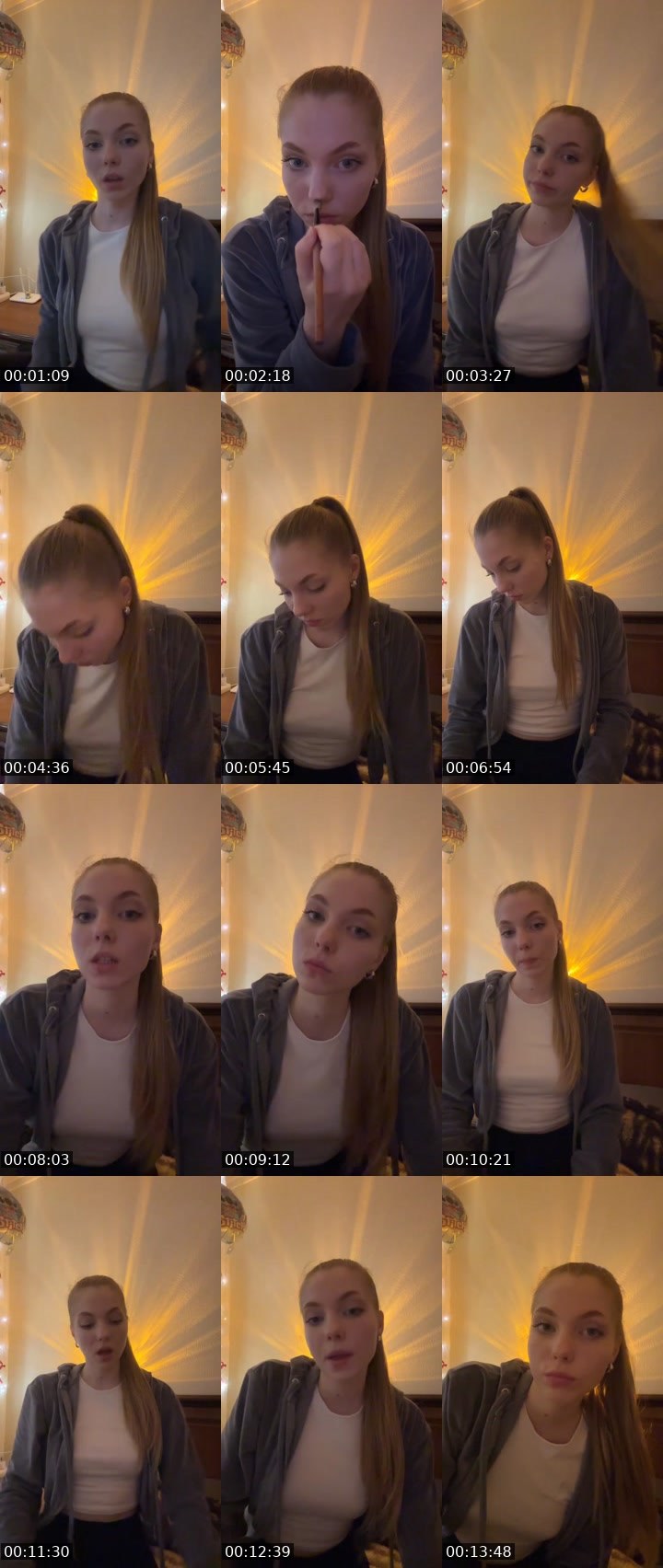 Contact-sheet preview of Kketttiii's Liveme recording