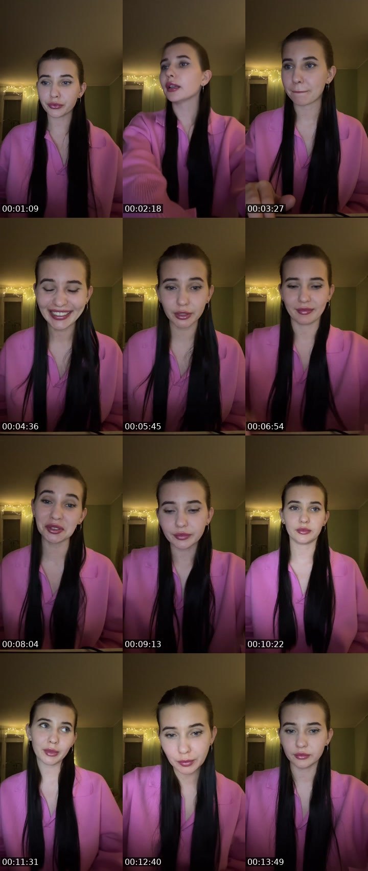 Contact-sheet preview of 🌸illona🌸's Liveme recording