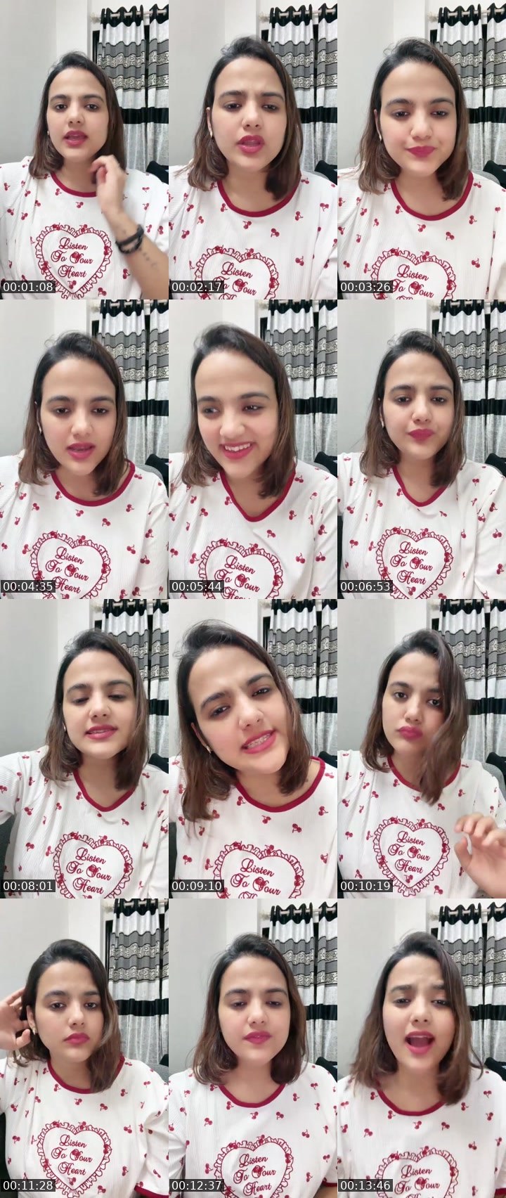 Contact-sheet preview of Precious💎's Liveme recording