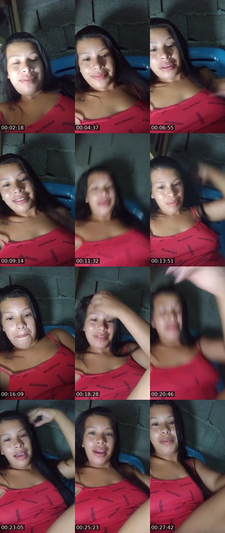 Contact-sheet preview of Carla☁️'s Liveme recording