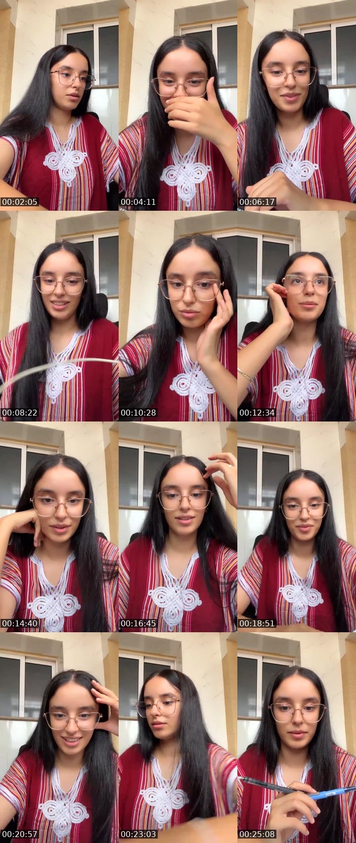 Contact-sheet preview of w27tl's Liveme recording