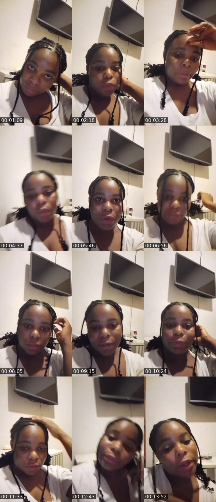 Contact-sheet preview of Vicky damsel's Liveme recording