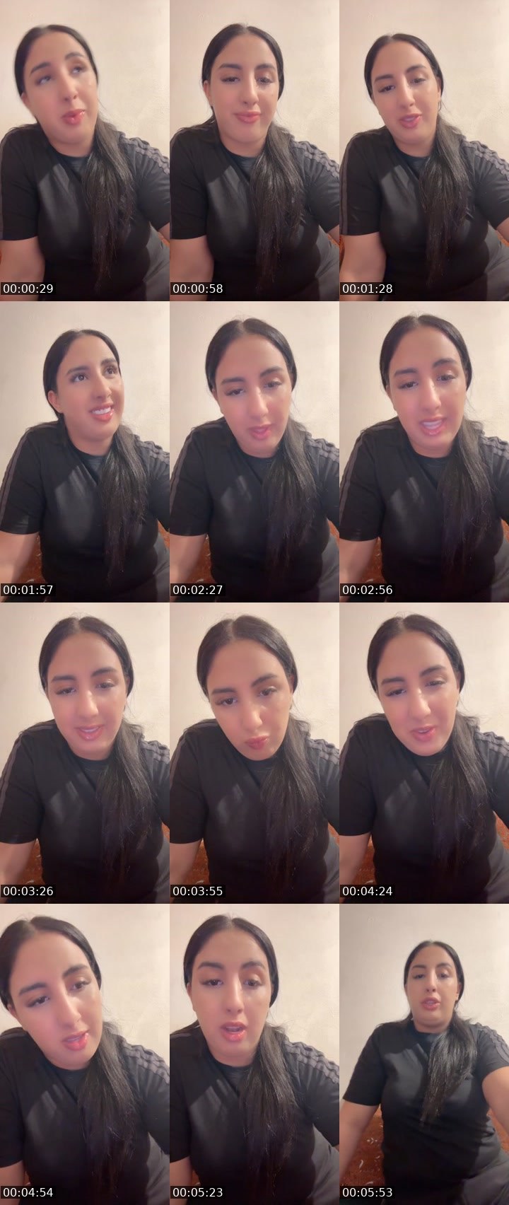 Contact-sheet preview of Sofysofy's Liveme recording