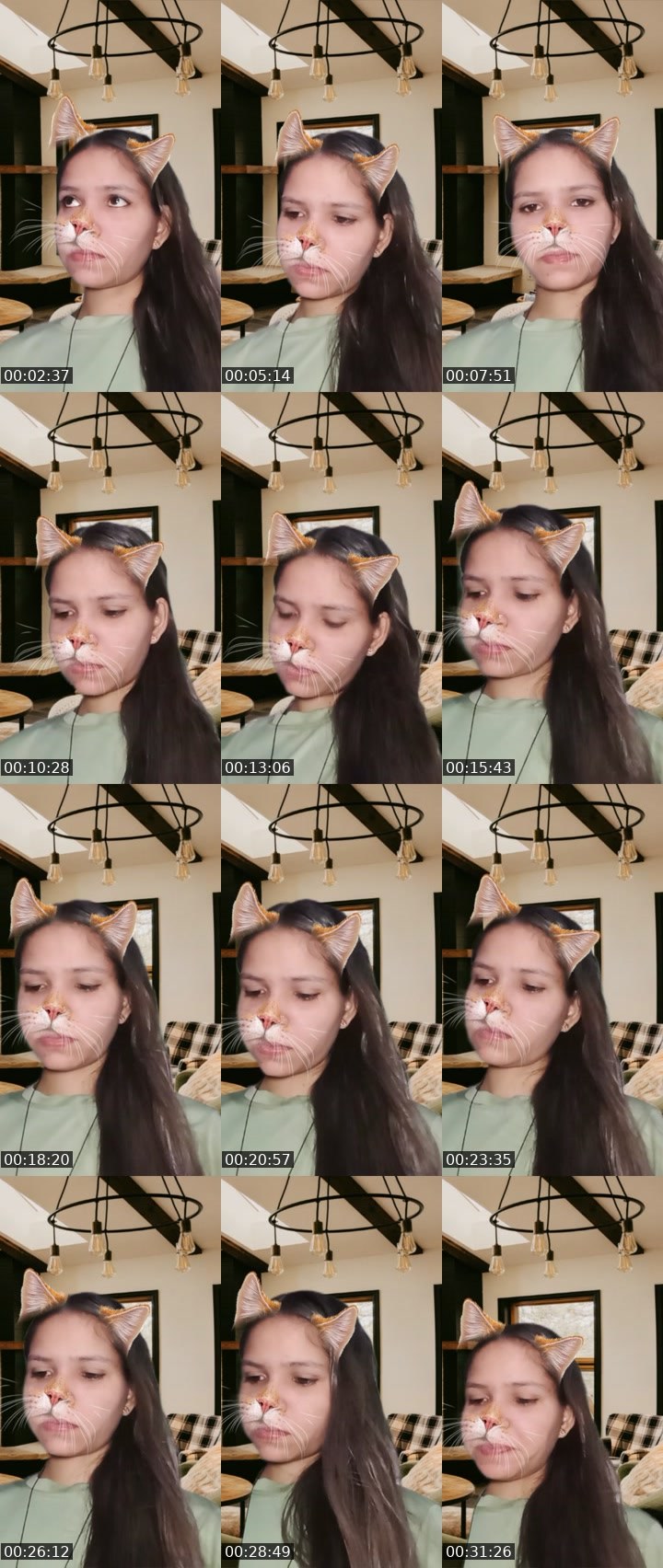 Contact-sheet preview of ⚜️Moon🌙🩵💯's Liveme recording