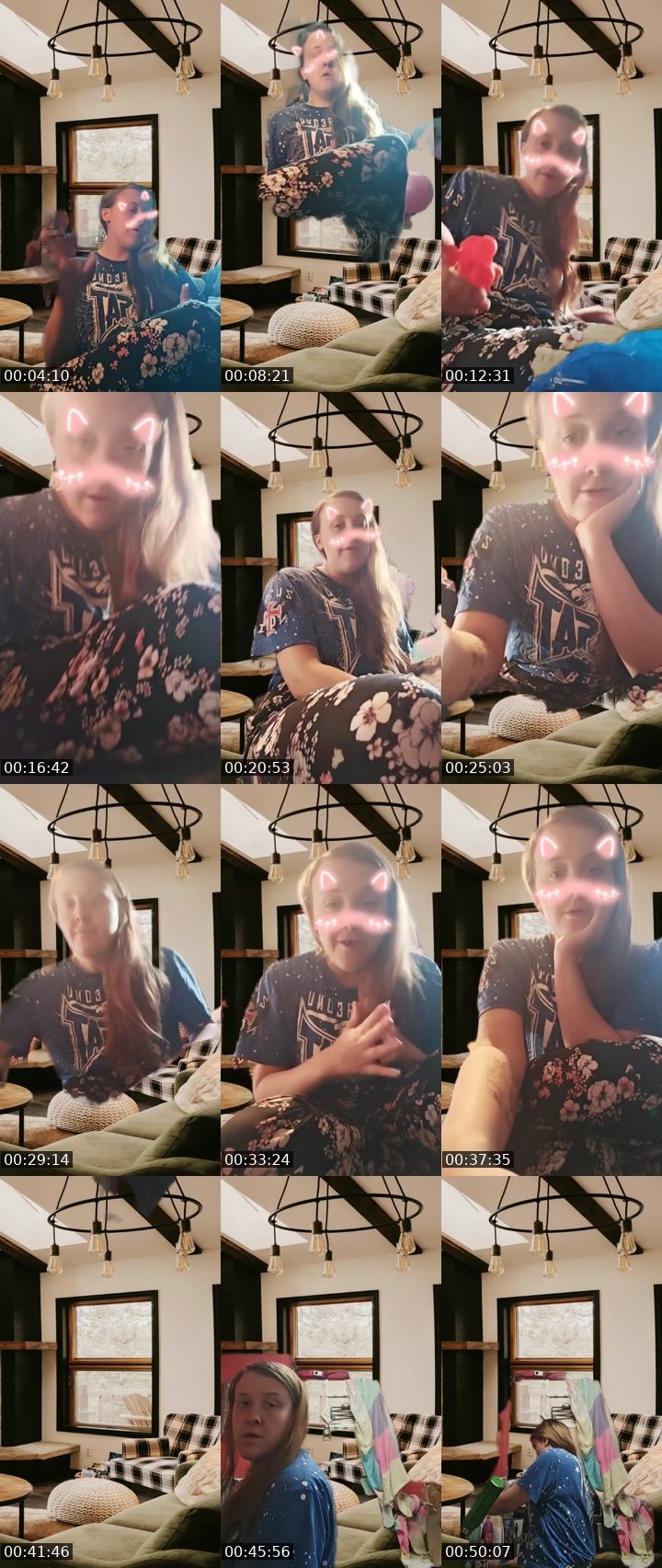 Contact-sheet preview of 📜г𝒶ฬŘⓍⒹ's Liveme recording