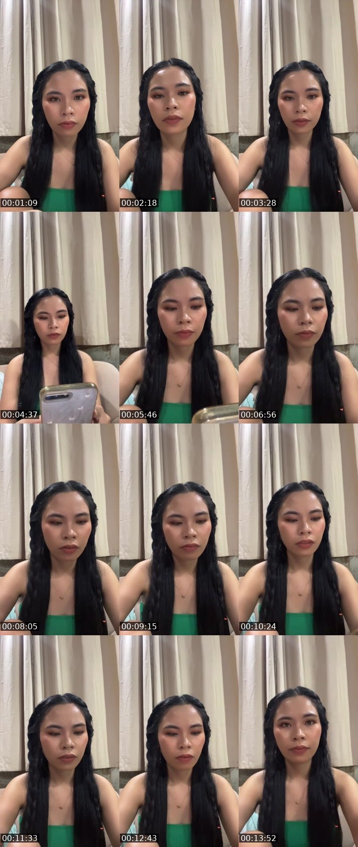 Contact-sheet preview of ᴵᴬ💎Michiikooo🫐's Liveme recording