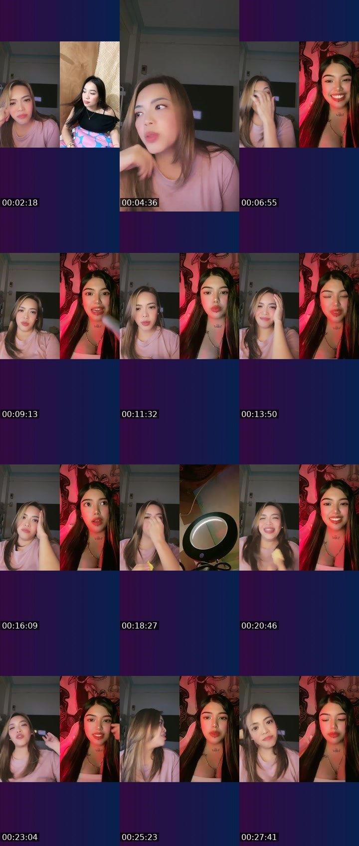Contact-sheet preview of 🌶️👸🏻Slurphy🫧's Liveme recording