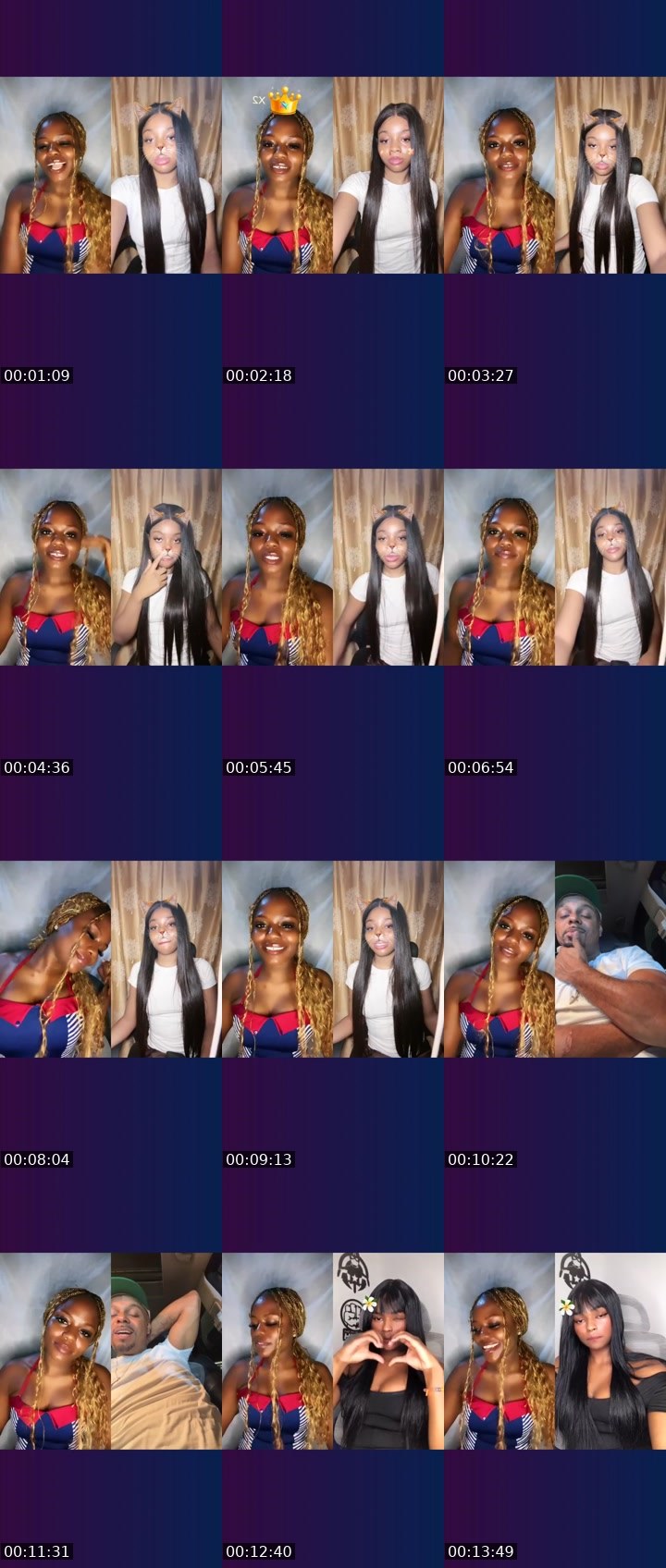 Contact-sheet preview of 🏛️Promz🍀🔆's Liveme recording