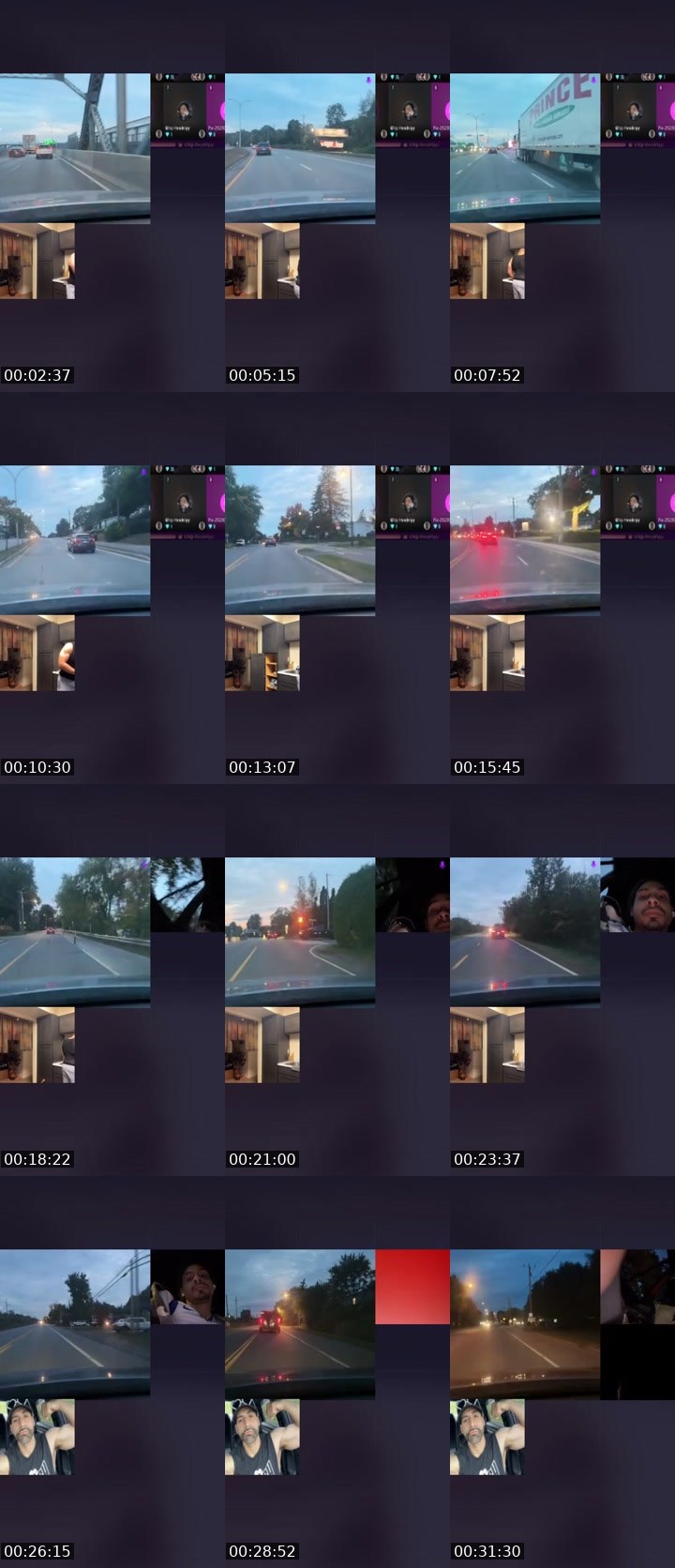 Contact-sheet preview of 𝓙𝓐𝓓𝓐💋's Liveme recording
