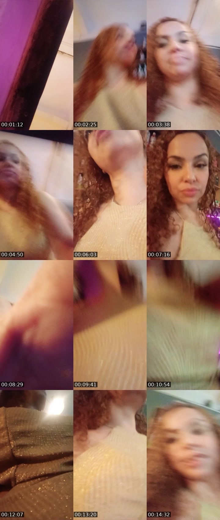 Contact-sheet preview of Sara💕👽's Liveme recording