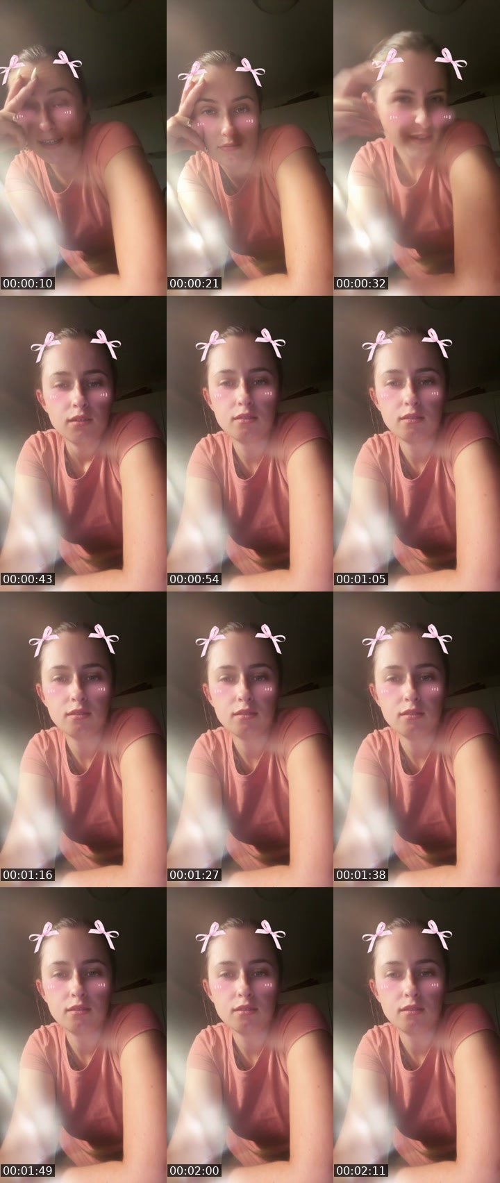 Contact-sheet preview of Natalka🦂's Liveme recording