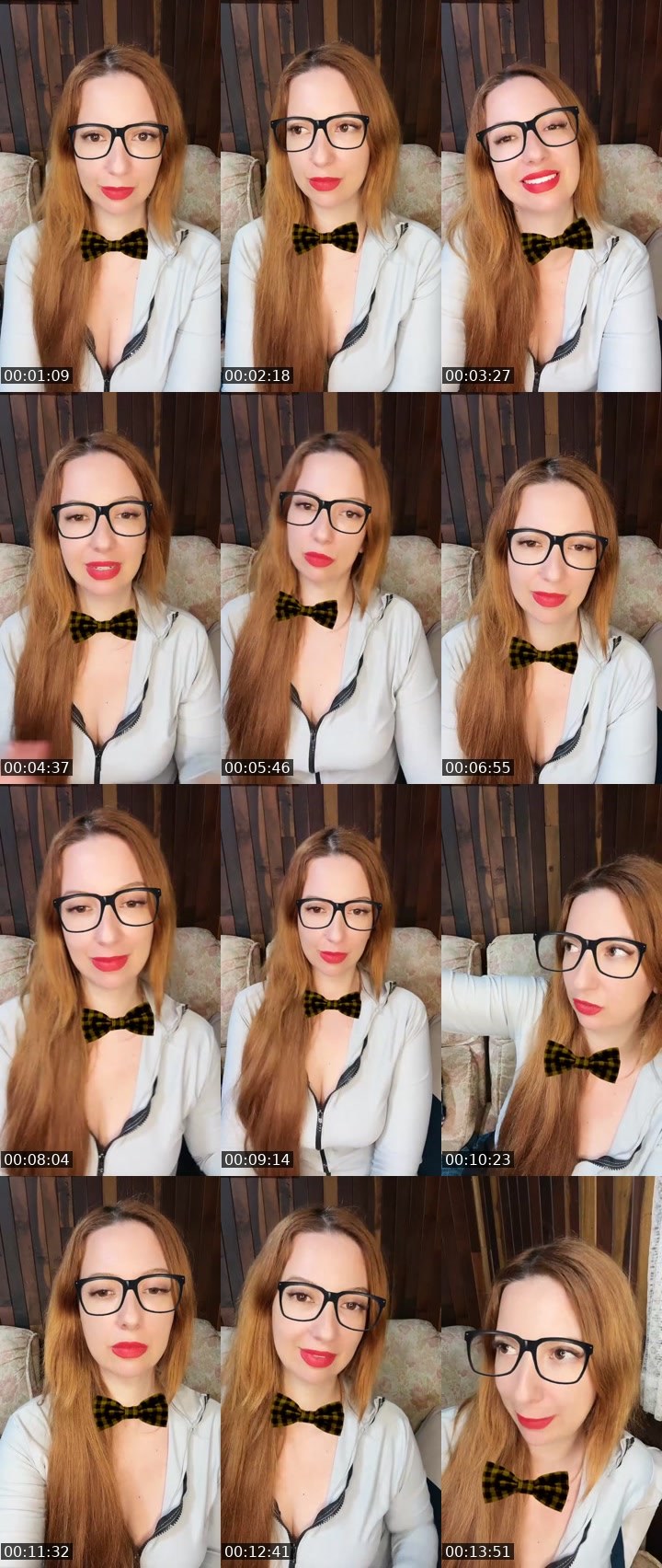 Contact-sheet preview of Ruiva Samantha's Liveme recording