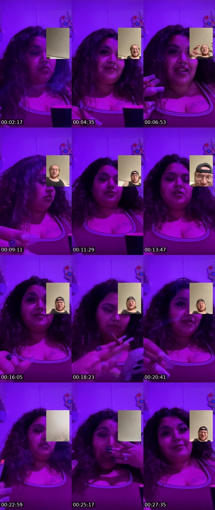 Contact-sheet preview of ♛Lex's Liveme recording