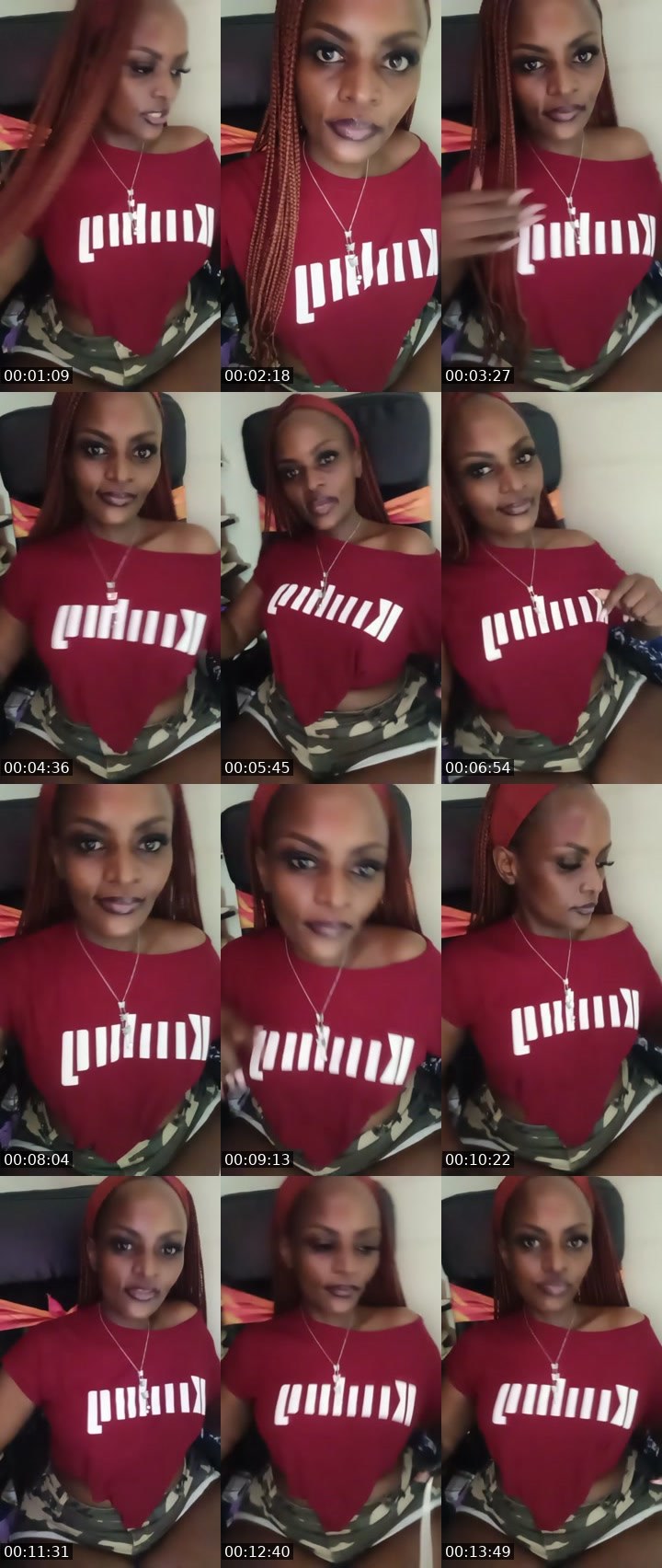 Contact-sheet preview of 🦁Katia Yishi✝️'s Liveme recording